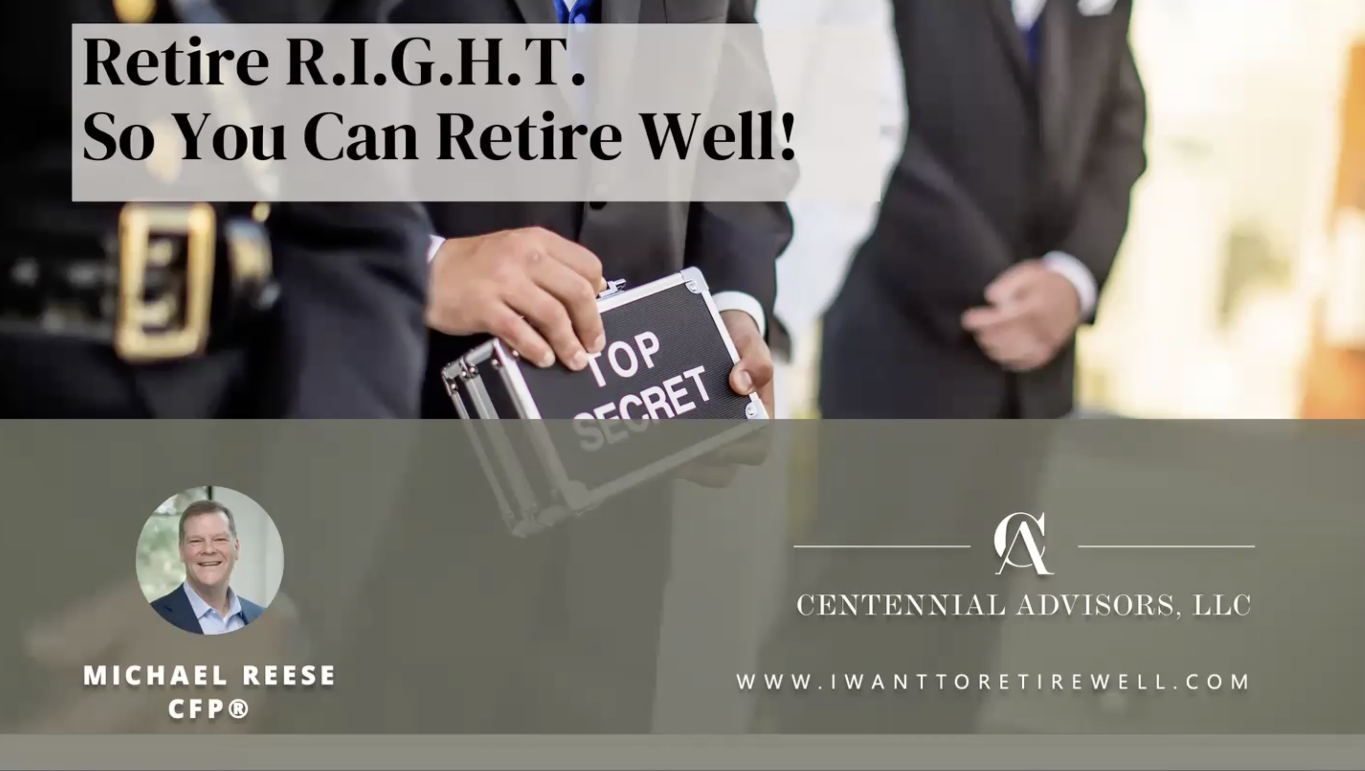 The 3-Step Process to Retiring Well